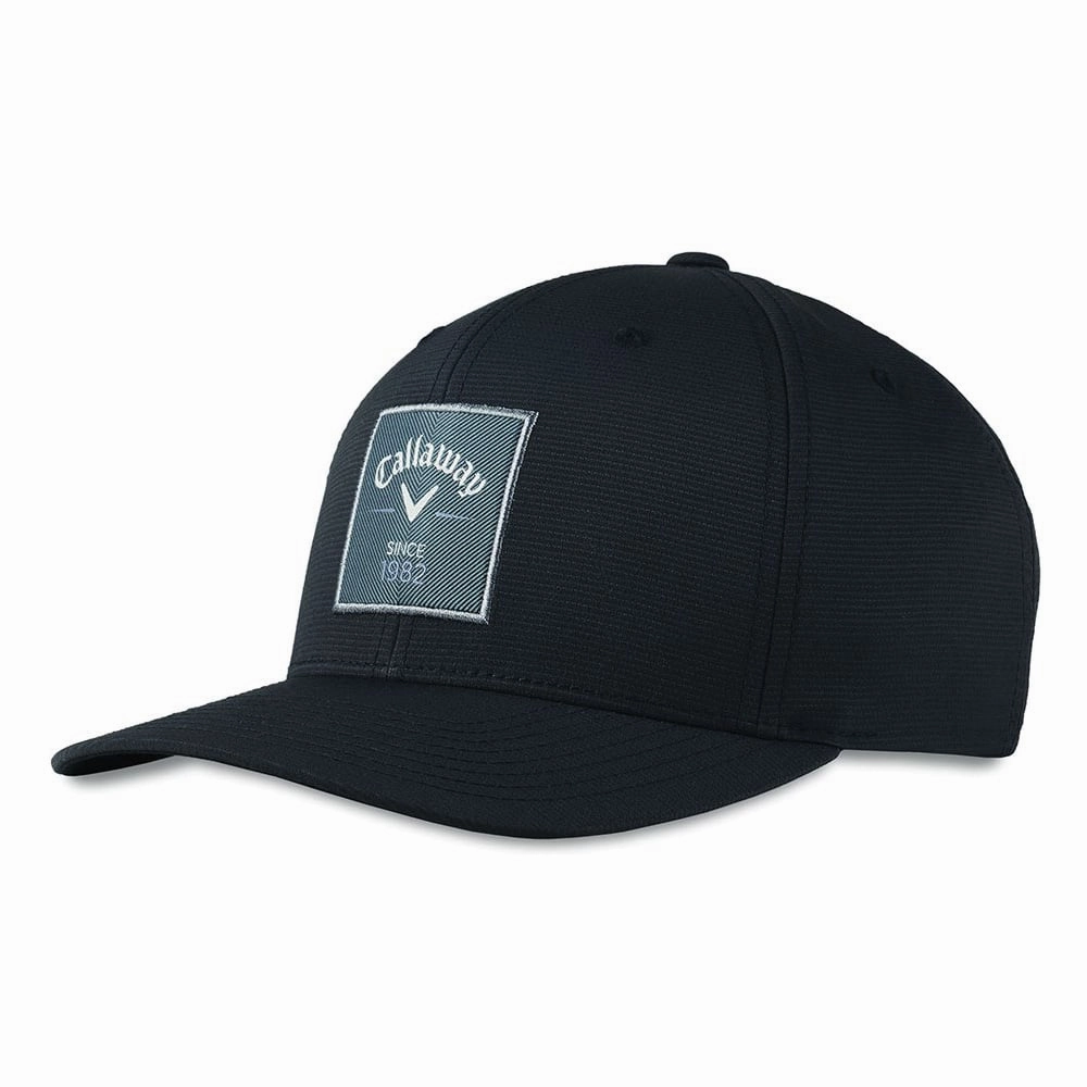 Callaway Rutherford FLEXFIT Snapback Cap - Black All Fit