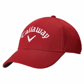 Easy Match Urban Edge Callaway Side Crested Structured Hat - Red