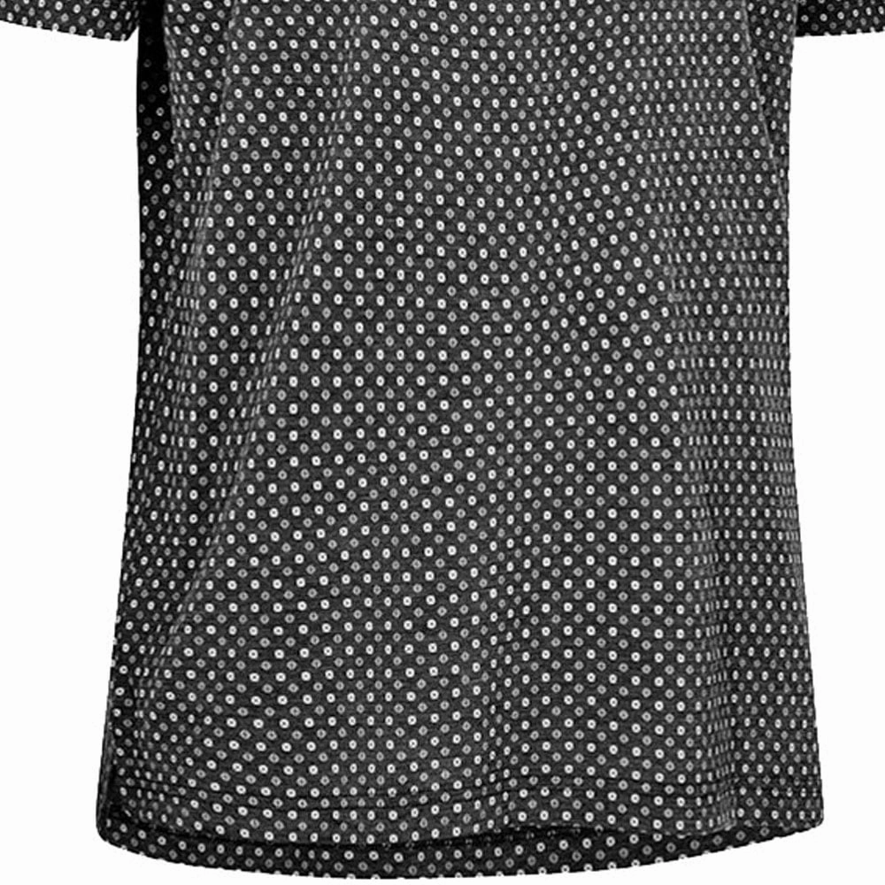 Callaway Soft Touch Micro Print Polo Shirt - Black Heather Heather Texture Finish