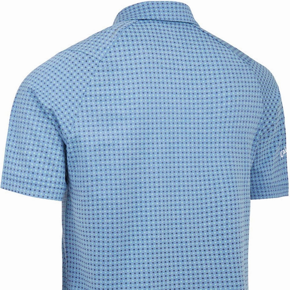 informal gathering Callaway Soft Touch Micro Print Polo Shirt - Magnetic Blue Heather