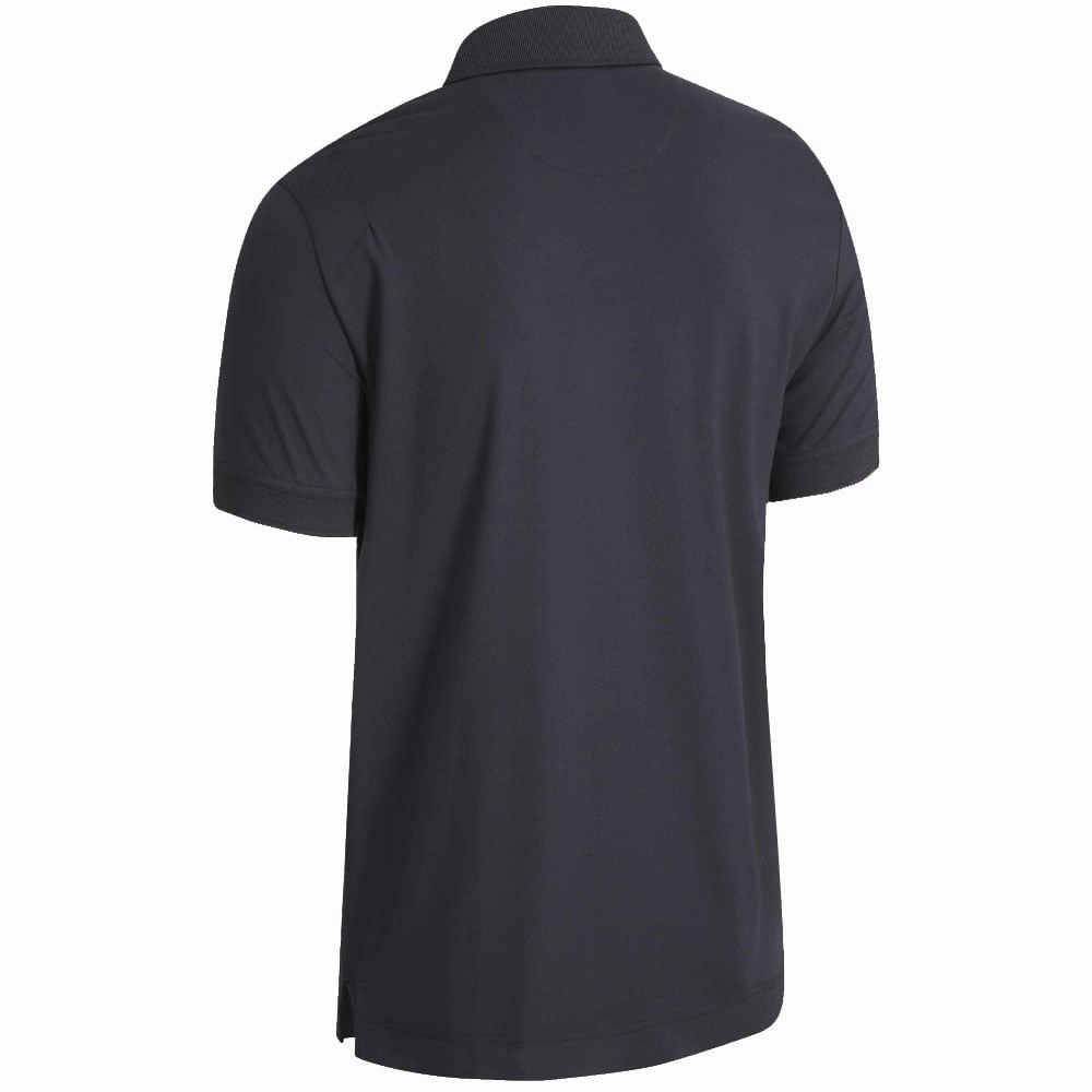 Callaway Solid Ribbed Polo Shirt - Caviar Light Style Trend