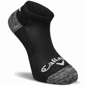 Callaway Sport Low Cut Socks (3 Pack) - Black Scoop neck slingback sandals
