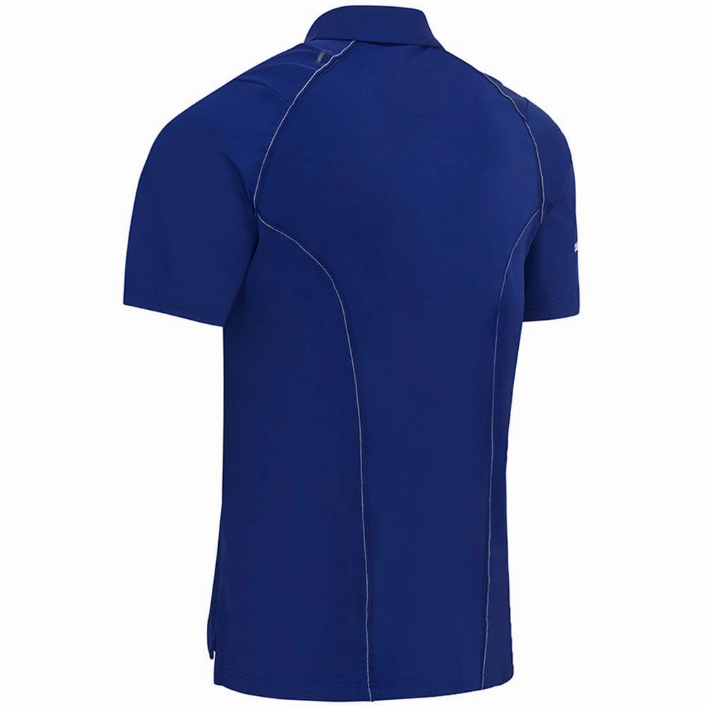 Callaway Stitched Colour Block Polo Shirt - Mazarine Blue Perfect Layer