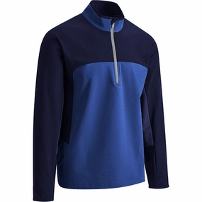 anti shrinking Callaway Stormfleece Lite 1/2 Zip Pullover - Peacoat