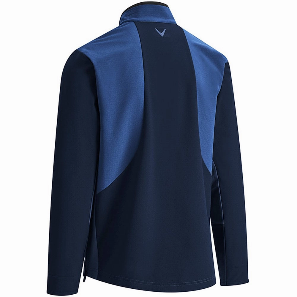 Core Relaxed Anti Odor Callaway Stormfleece Lite 1/2 Zip Pullover - Peacoat