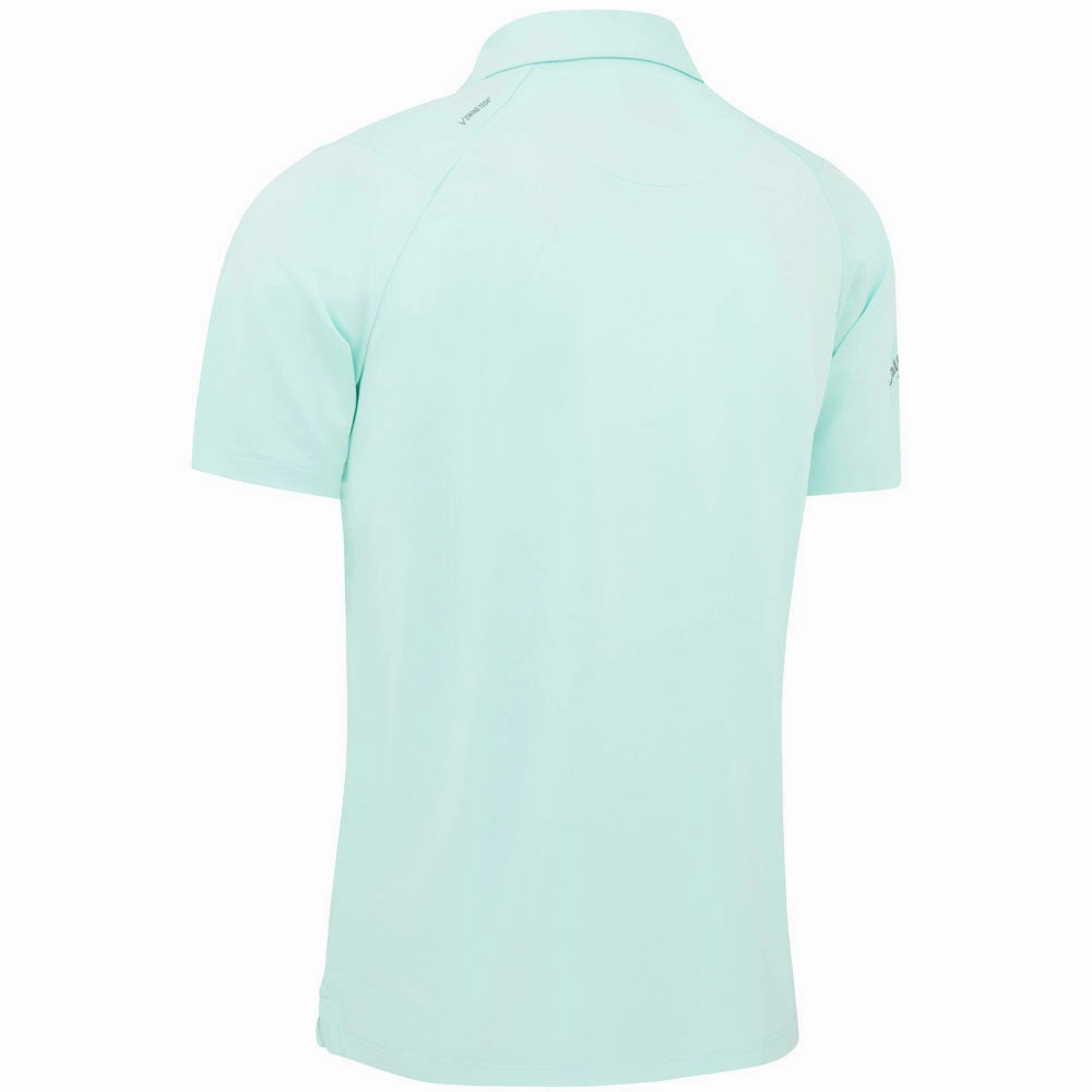 Callaway Swing Tech Solid Polo Shirt - Aruba Blue Casual Comfort ComfortFirst