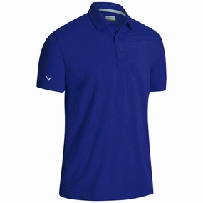 Callaway Swing Tech Solid Ribbed Polo Shirt - Limoges Trendy Design