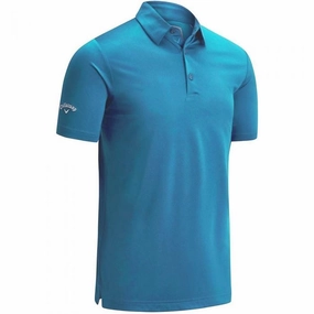 Callaway Swingtech Solid Polo - Light Blue Weekend Comfort Style Bright and Bold