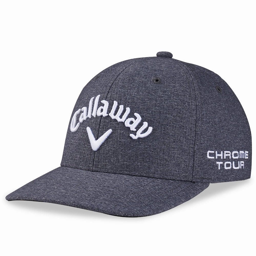 Flip-up Brim Quick Grab Callaway Tour Authentic Performance Pro Cap XL - Heather Grey/White
