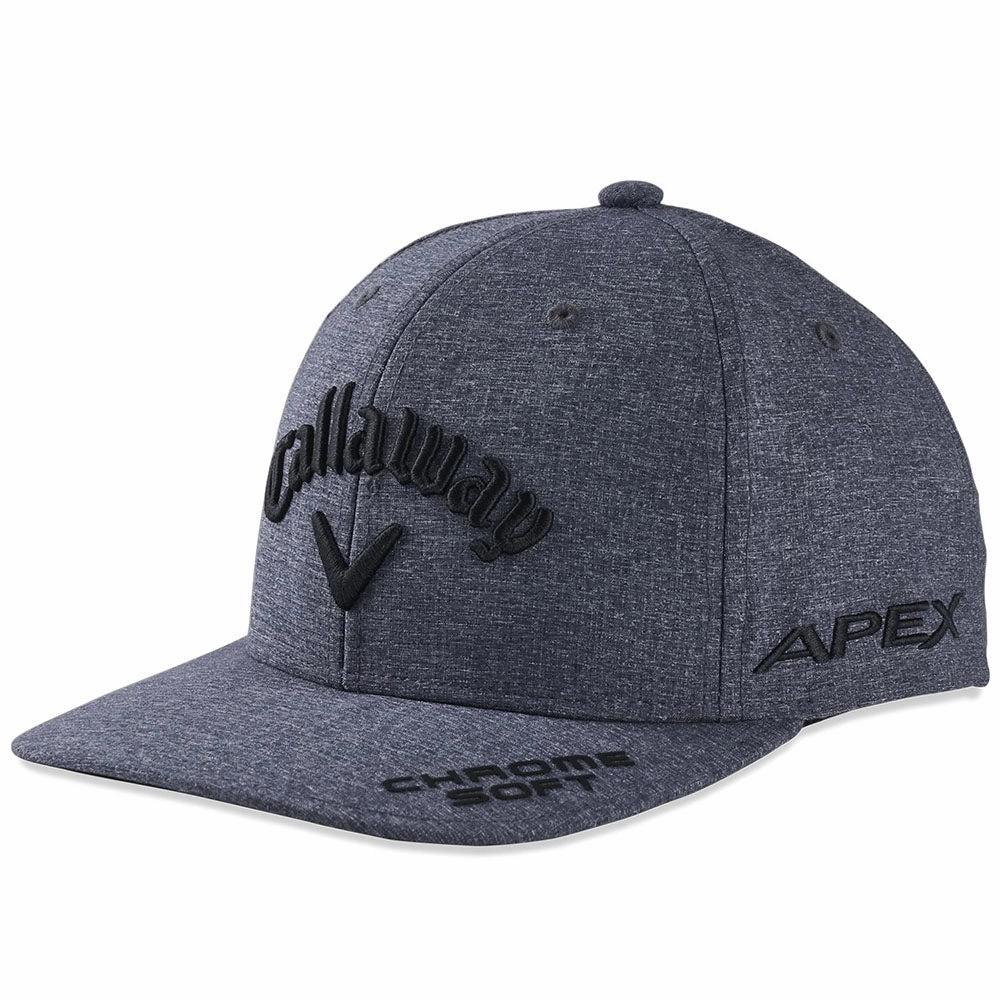Callaway Tour Authentic Performance Pro Logo Cap - Heather Grey/Black Soft Layer Neutral Tone