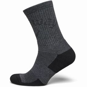 Callaway Tour Crew Socks - Charcoal/Black functionality English