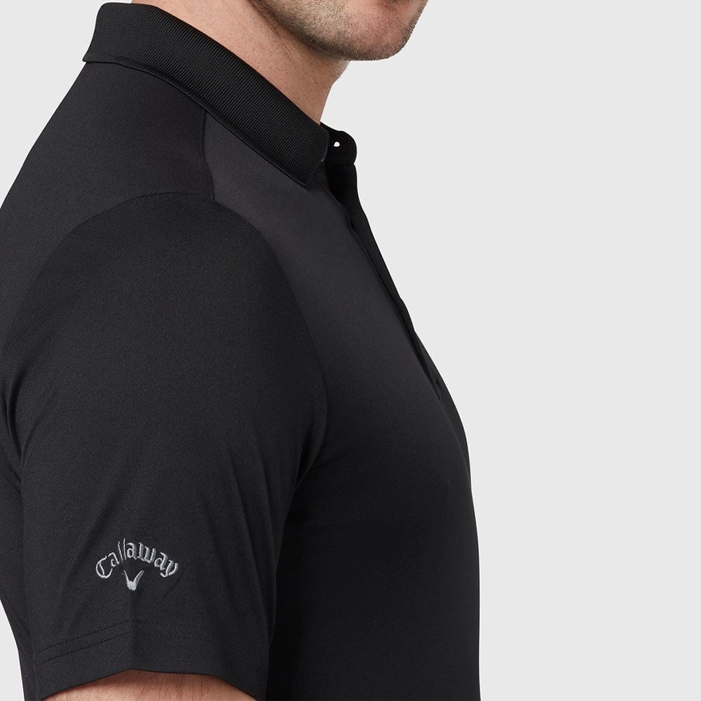 Callaway Tournament Polo Shirt - Caviar Sweat Absorbent