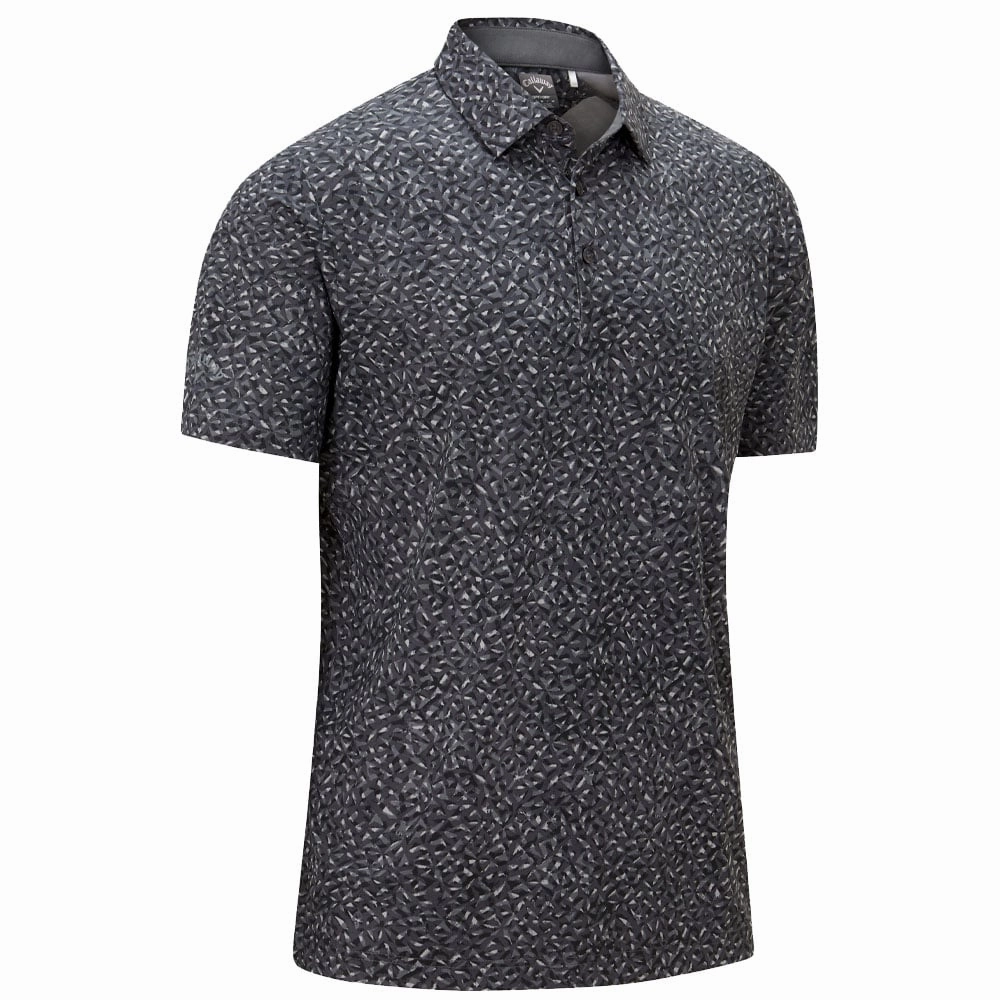 Callaway Ventilated Opti-Dri Swing Tech Polo Shirt - Asphalt Biodegradable Textile Streetwear