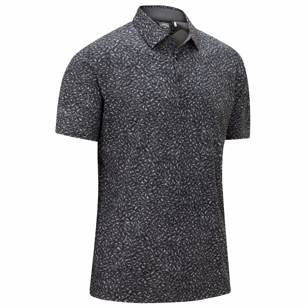Callaway Ventilated Opti-Dri Swing Tech Polo Shirt - Asphalt Slim Fit Cut
