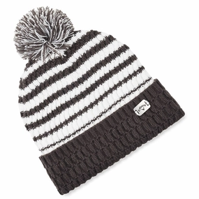 Outfit Addon Photo Friendly Callaway Winter Pom Pom Beanie Hat - Charcoal/White