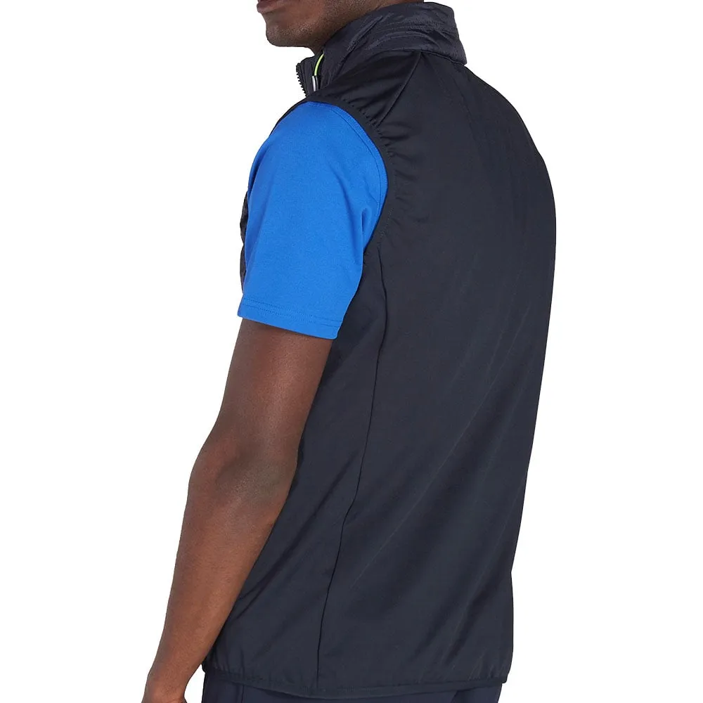 Calvin Klein 17 Mile Drive Gilet - Navy Laser Cut Details Anti Static Lining