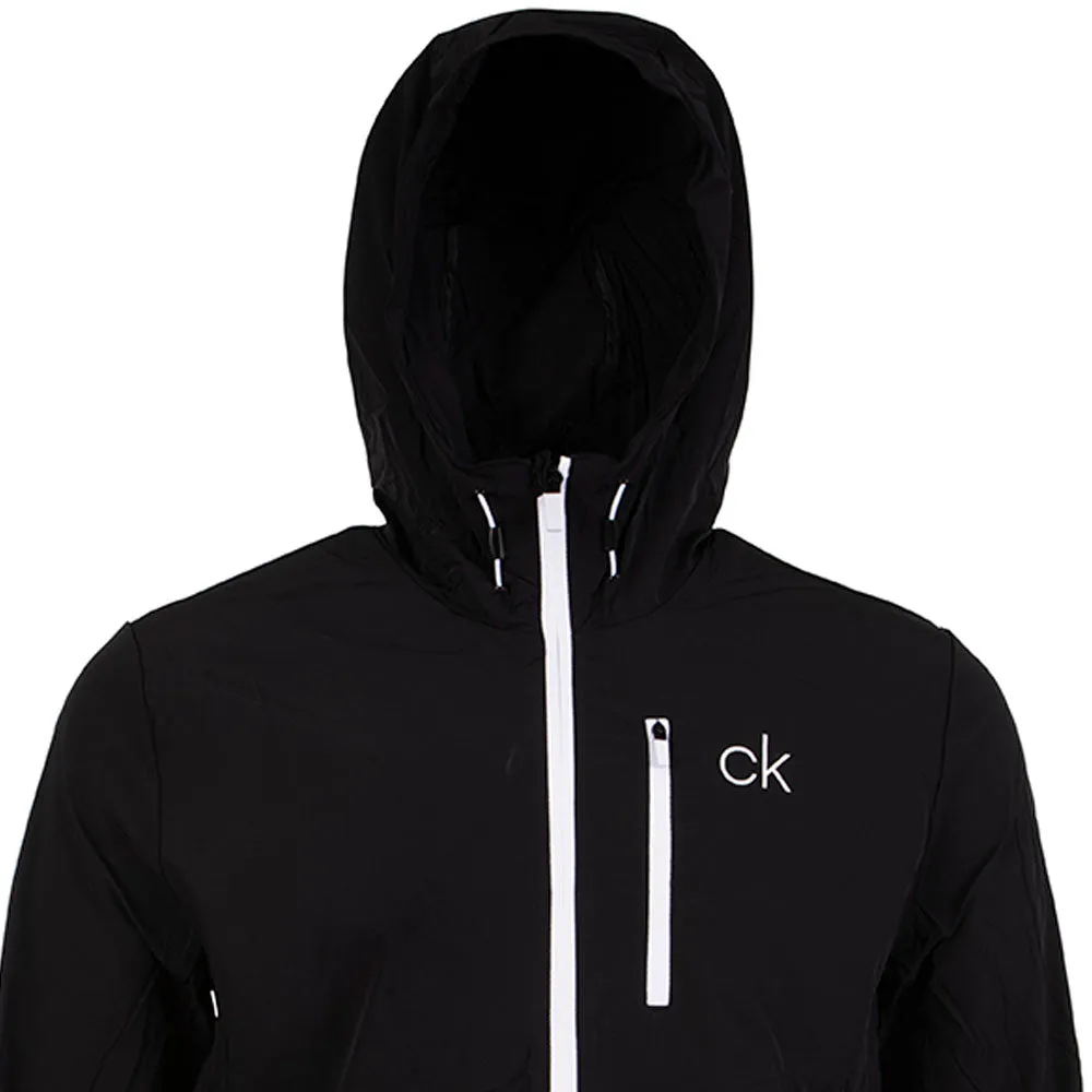 Calvin Klein 24/7 Ultra-Lite Jacket - Black Adjustable Hood Feature