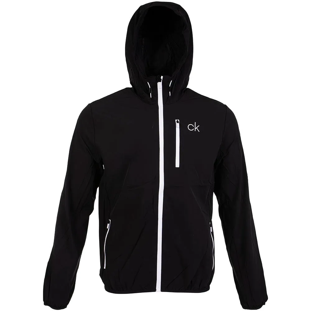 Textured Finish retro look Calvin Klein 24/7 Ultra-Lite Jacket - Black