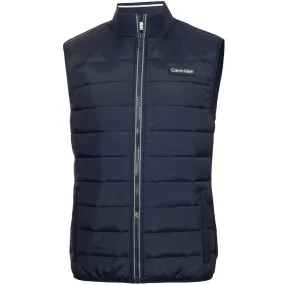 Calvin Klein Baylor Creek Hybrid Full Zip Gilet - Evening Blue Exclusive eco - friendly materials