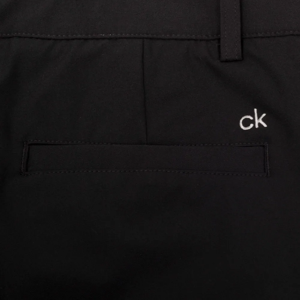 Calvin Klein Bullet Stretch Shorts - Black Double Layered Hem