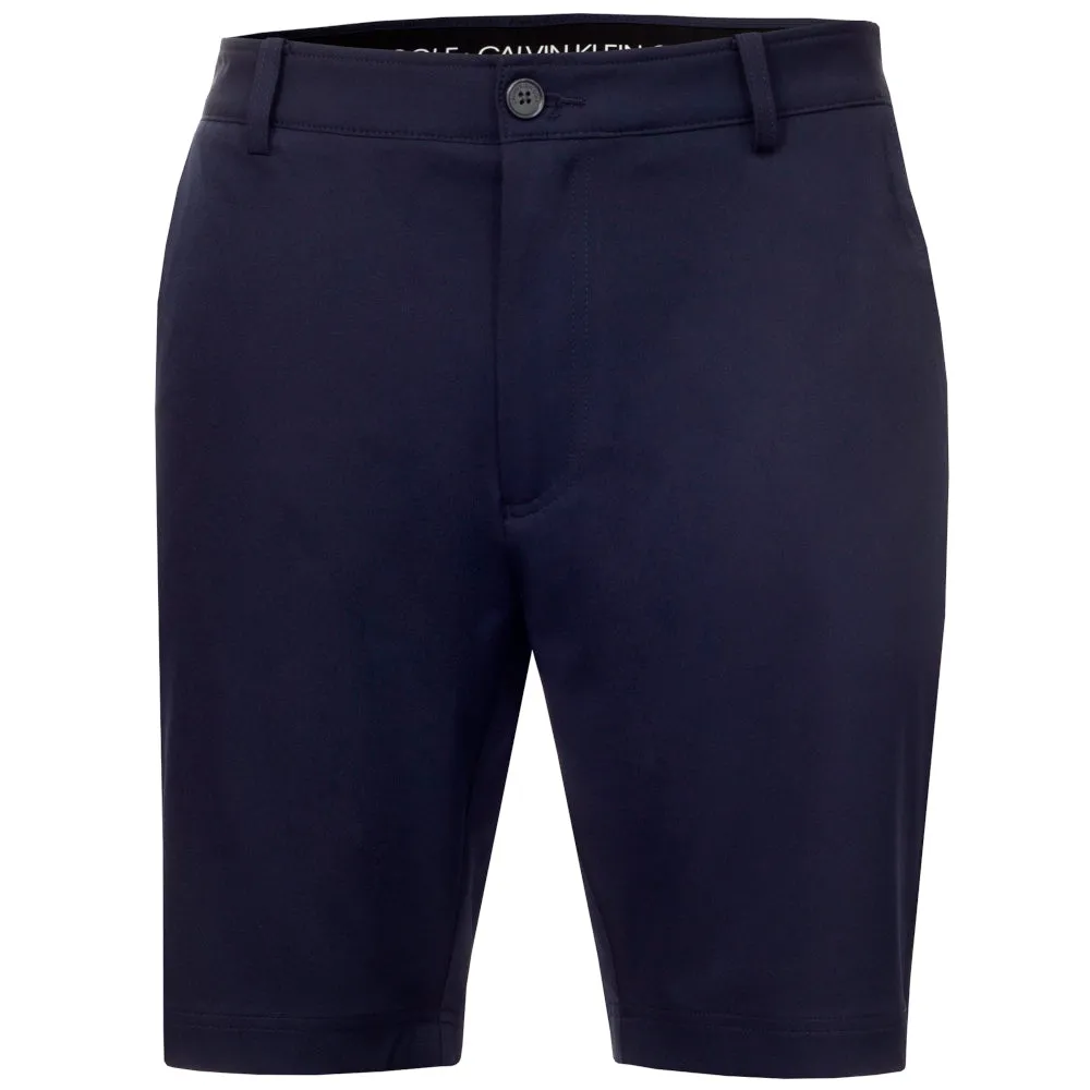 Odor Resistant Coating Fashion Fit Calvin Klein Bullet Stretch Shorts - Navy