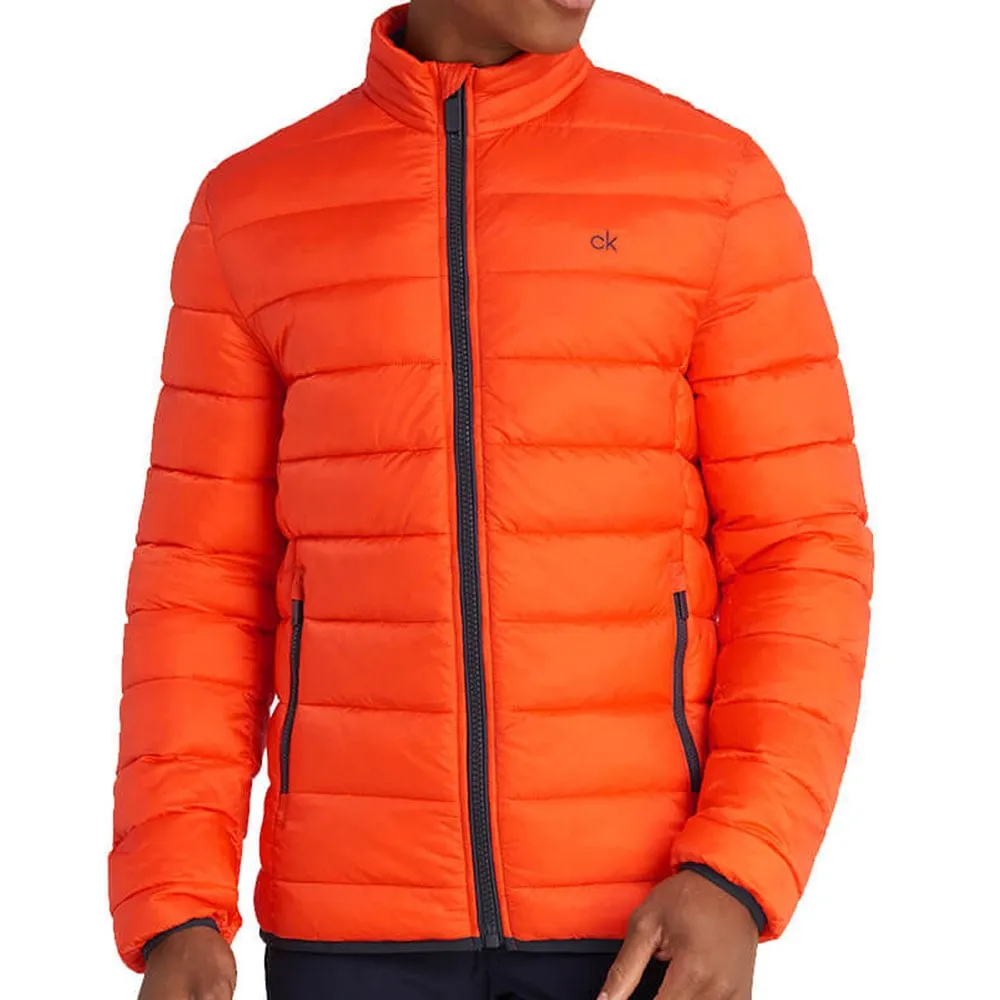 Modern Travel Look Calvin Klein Conductor Padded Jacket - Blaze