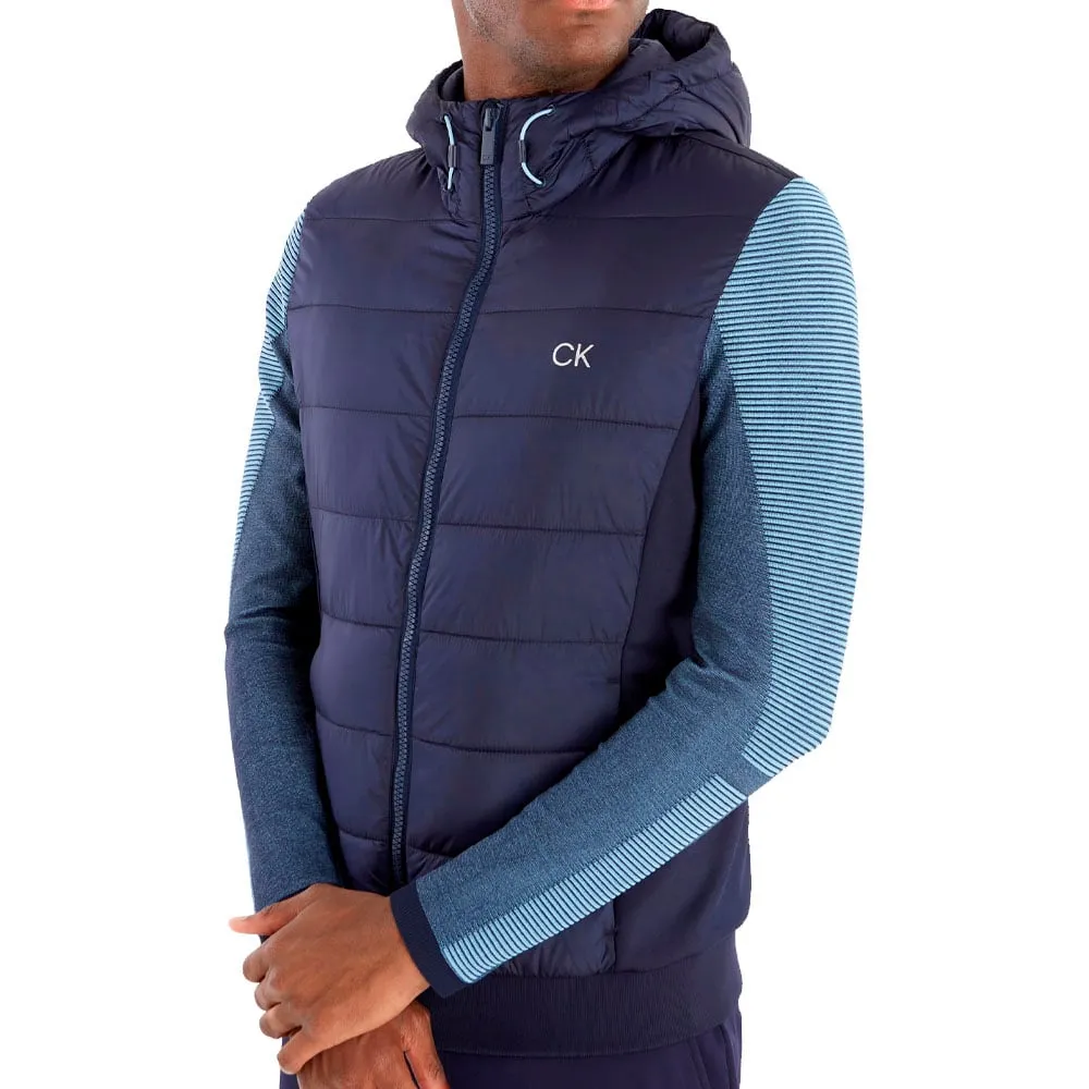 Calvin Klein Dynamo Hooded Jacket - Navy simple design