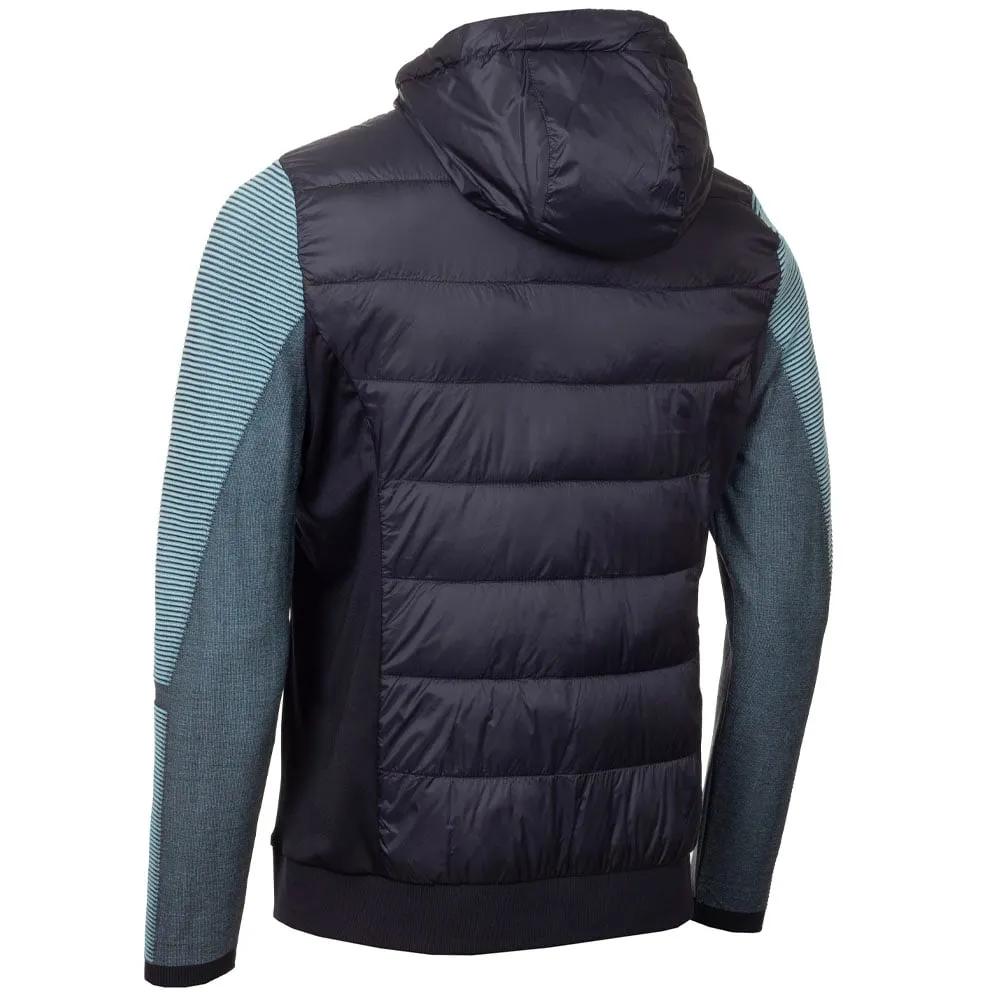 Sleek Utility Calvin Klein Dynamo Hooded Jacket - Navy