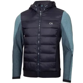 Reinforced Elbows Calvin Klein Dynamo Hooded Jacket - Navy