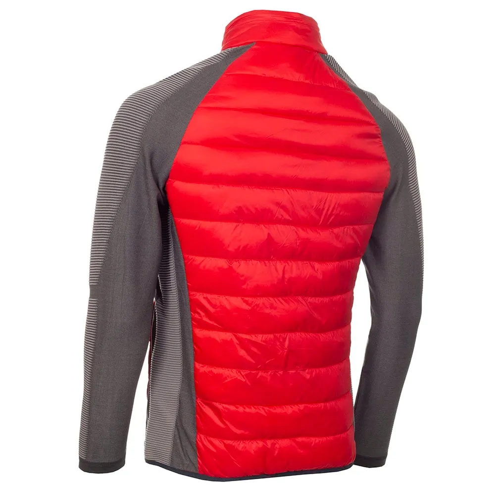 RecycledPolyester Calvin Klein Dynamo Tech Knit Jacket - Urban/Cardinal Red