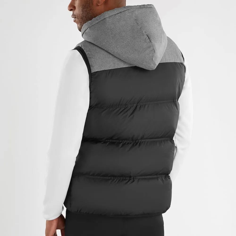narrow size proportion Calvin Klein Elmswell Hybrid Gilet - Black