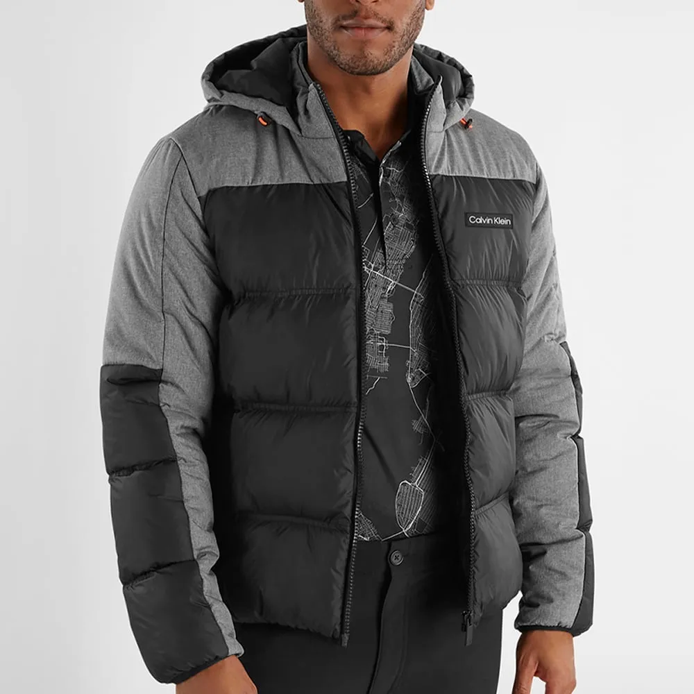 Calvin Klein Elmswell Hybrid Jacket - Black Urban Wear Thermo Regulating