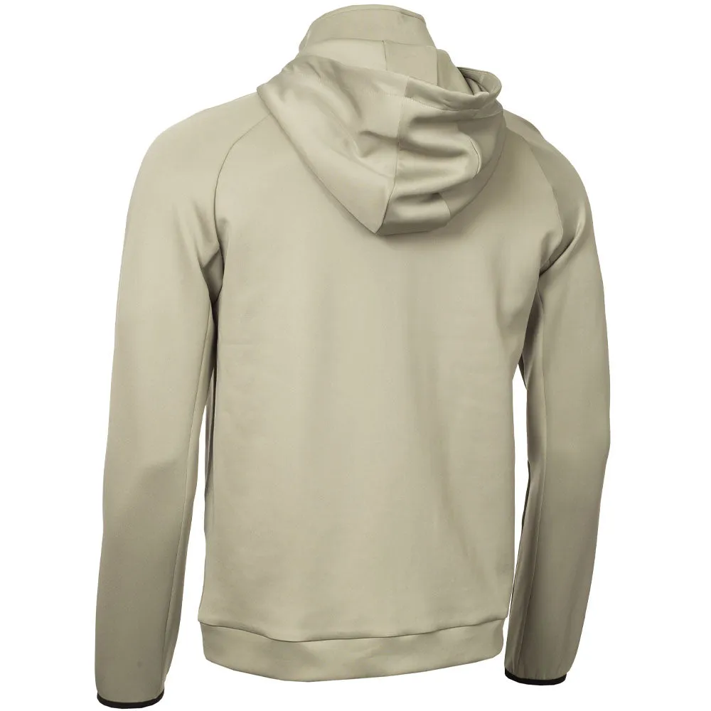 Calvin Klein Fracture Hooded Full Zip Jacket - Cameo Green Neutral Tones Look Hollow Fiber Fill