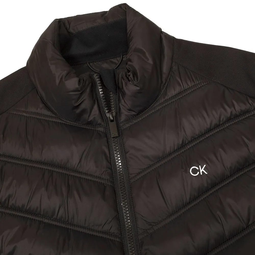 Calvin Klein Frontera Hybrid Gilet - Black Tear Resistant Material Deep