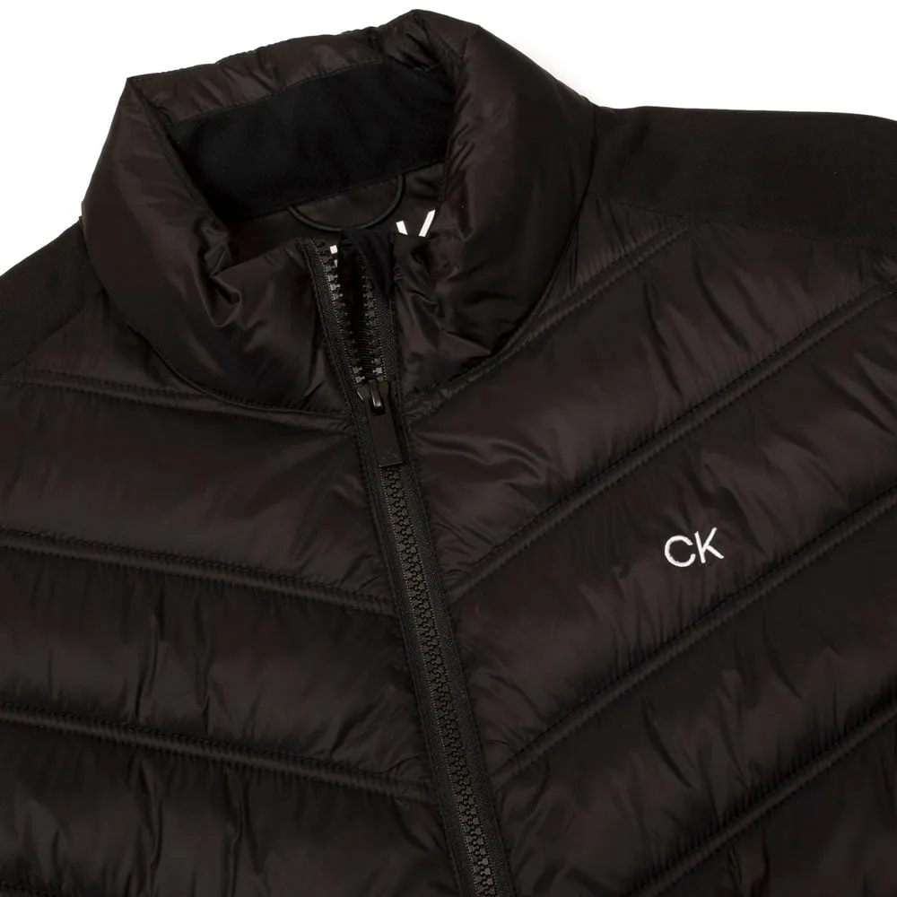 Layered Ventilation Panels Calvin Klein Frontera Hybrid Jacket - Black
