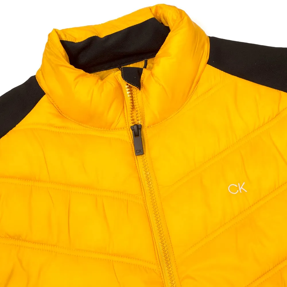 Calvin Klein Frontera Hybrid Jacket - Mustard/Black Day Hike Style