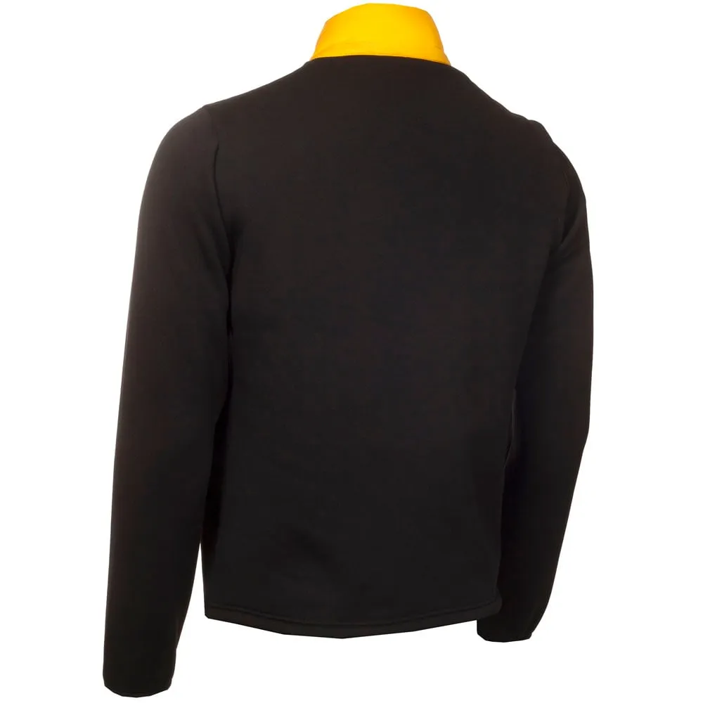 Day To Night Wear Flatlock stitching Calvin Klein Frontera Hybrid Jacket - Mustard/Black