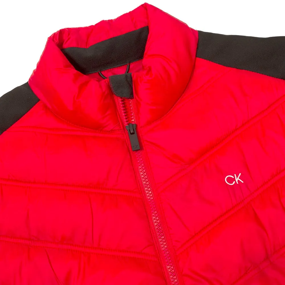 Reinforced Shoulders Calvin Klein Frontera Hybrid Jacket - Red