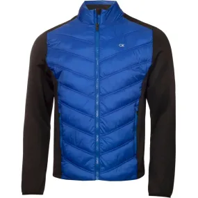 Calvin Klein Frontera Hybrid Jacket - Royal Quilted Insulation