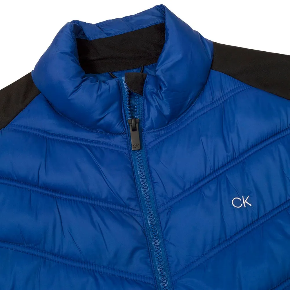 Calvin Klein Frontera Hybrid Jacket - Royal Flexible Joint Articulation Stand Collar