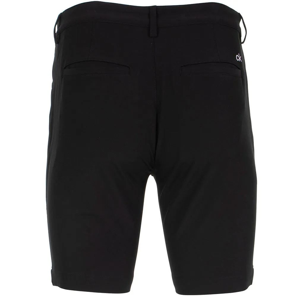 Hot Day Calvin Klein Genius 4-Way Stretch Tapered Shorts - Black