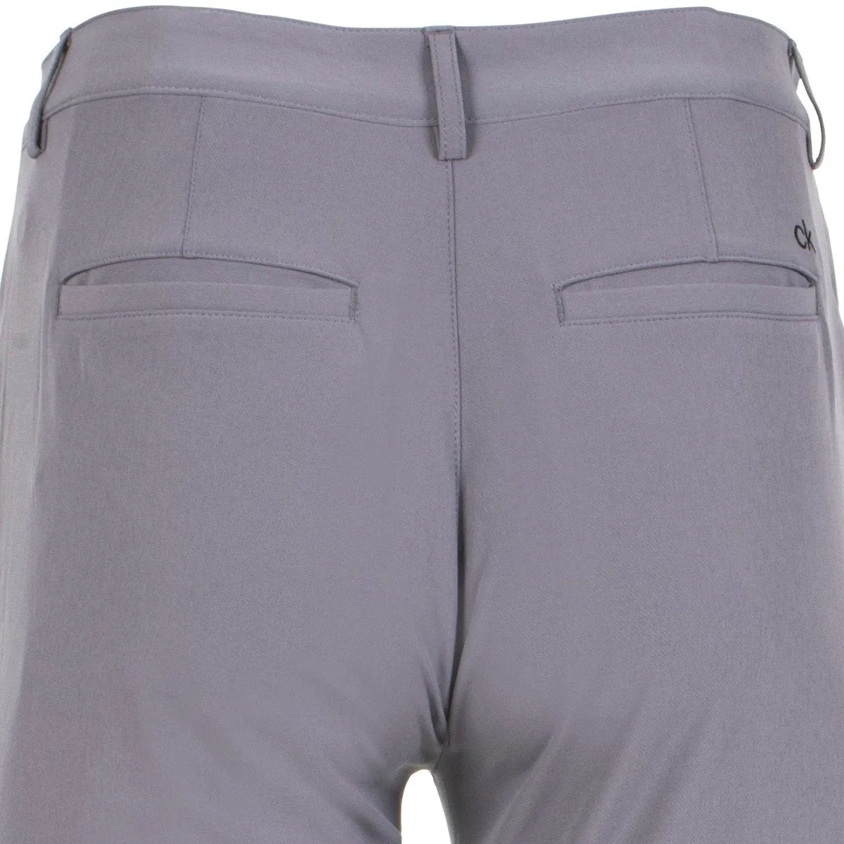 embroidery work Calvin Klein Genius 4-Way Stretch Tapered Shorts - Silver