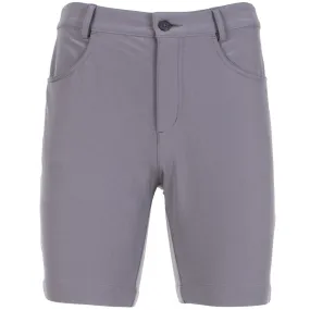 NoChafeFinish Calvin Klein Genius 4-Way Stretch Tapered Shorts - Silver
