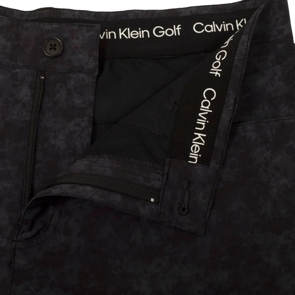 Calvin Klein Genius Printed Stretch Shorts - Black Hassle free maintenance spring shorts