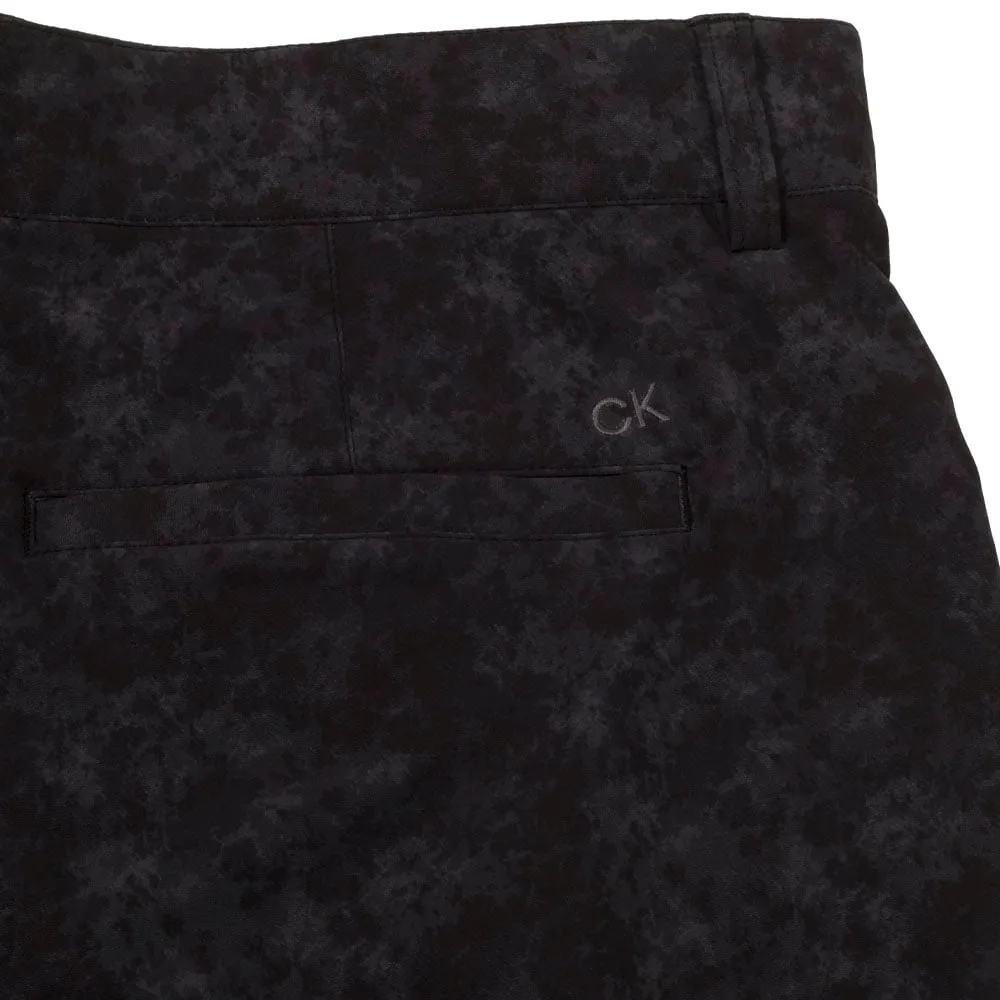 Clean Mood Calvin Klein Genius Printed Stretch Shorts - Black