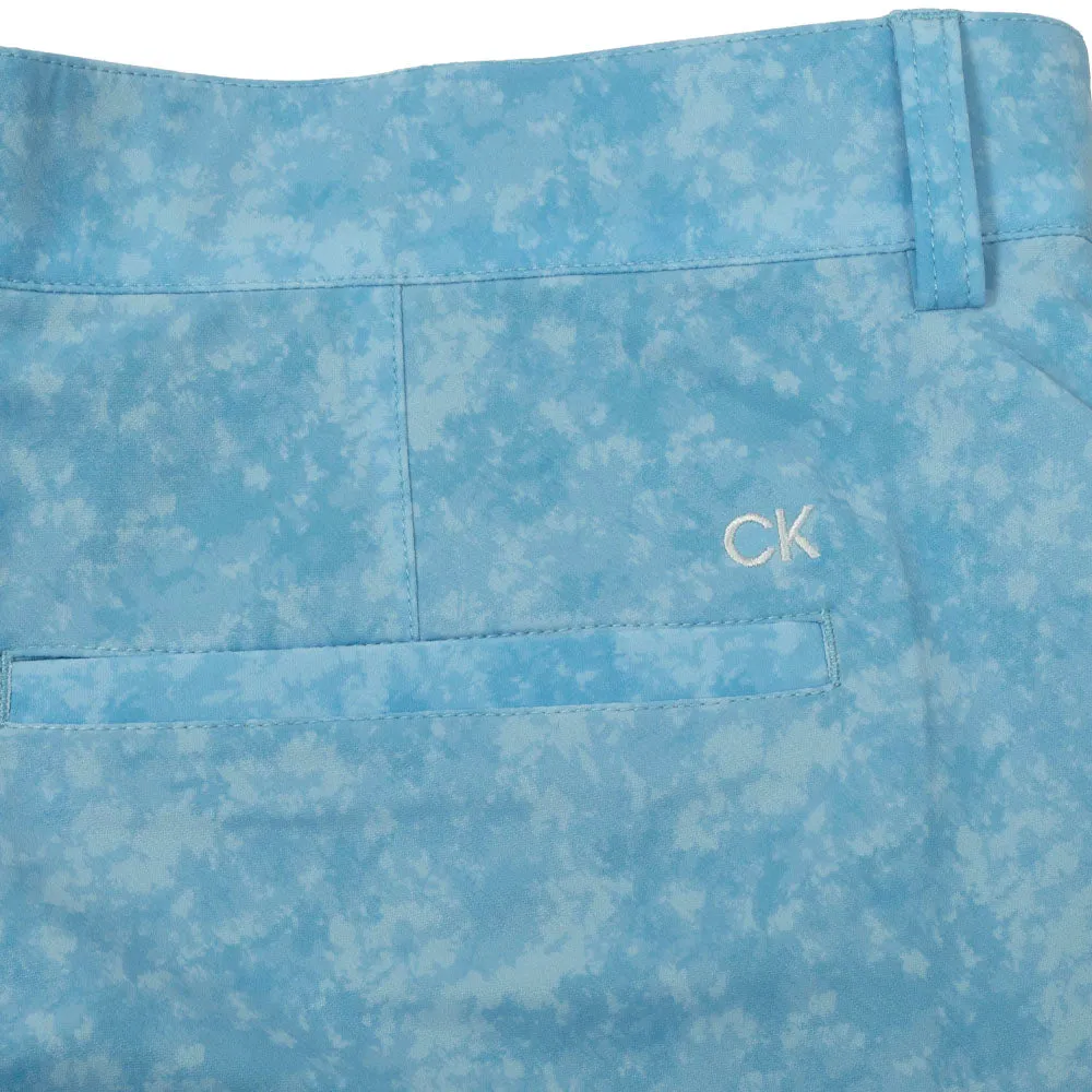 Calvin Klein Genius Printed Stretch Shorts - Boy Blue Dual Zone Ventilation