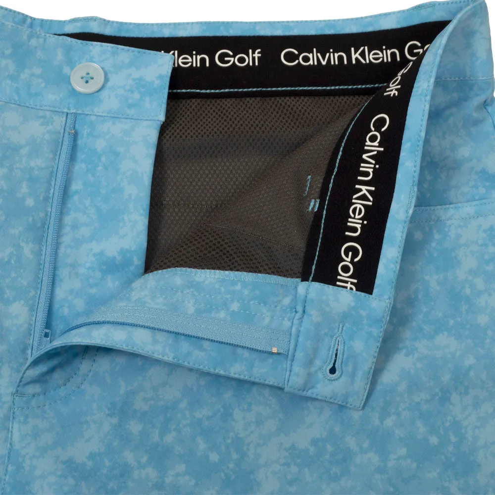 Water Repellent Finish Thermoregulating Fabric Calvin Klein Genius Printed Stretch Shorts - Boy Blue