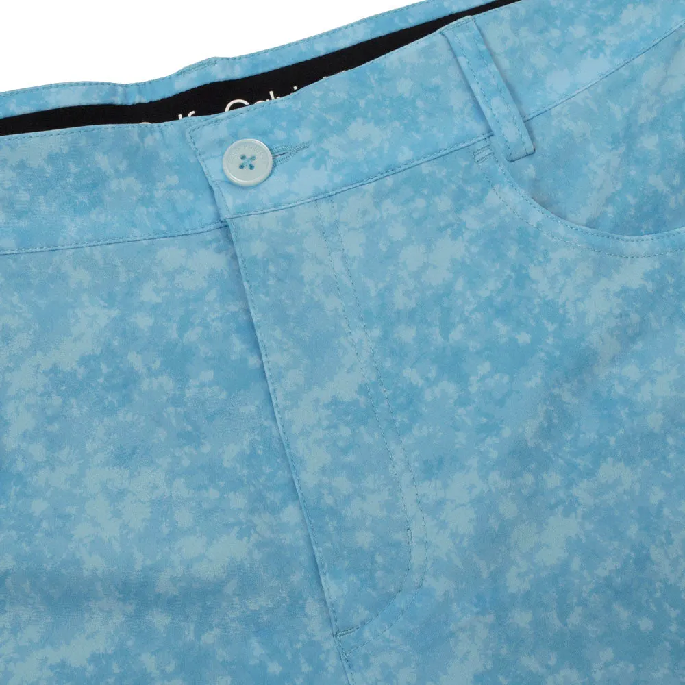 Chic Comfort Easy Breezy Calvin Klein Genius Printed Stretch Shorts - Boy Blue