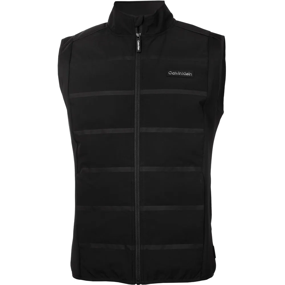 sedentary Spot Calvin Klein Houston Hybrid Full Zip Gilet - Black