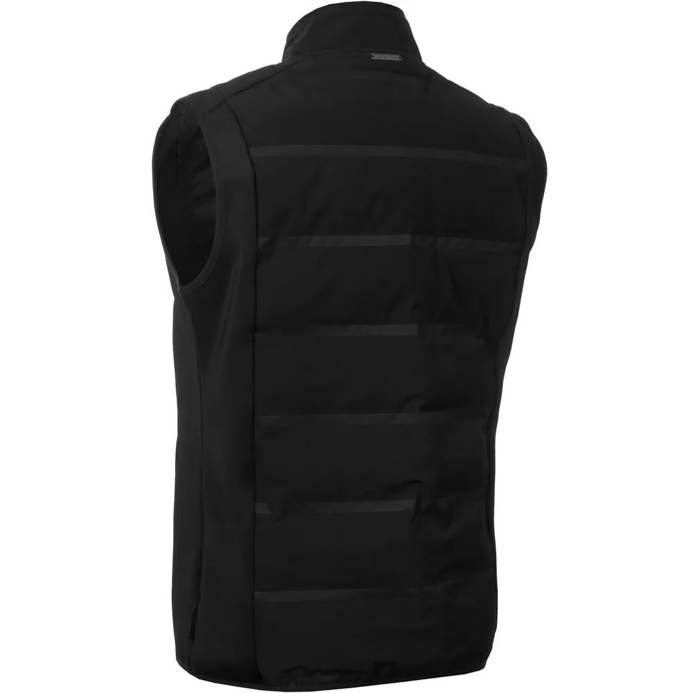 real Ozone Wash Technology Calvin Klein Houston Hybrid Full Zip Gilet - Black